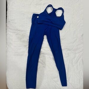 Marika Leggings & Sports Bra Set Size S - Cobalt Blue